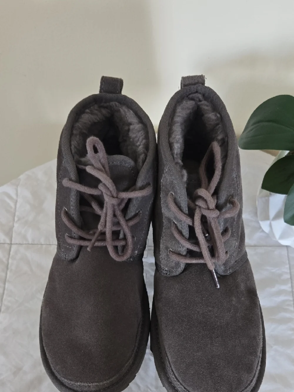 UGG Neumel Charcoal Gray Boots Big Boy 5